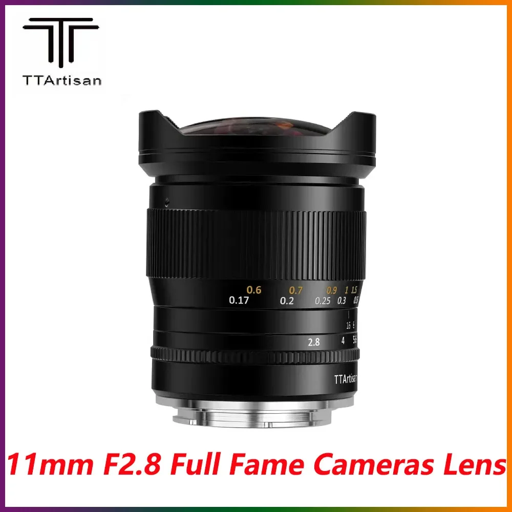 TTArtisan 11 мм F2.8 Full Fame объектив рыбий глаз для камеры Nikon F Canon EF EOS 760D 5D4 5D3 80D 650D D850 D810 D7200