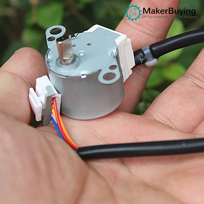 4-фазный 5-проводной Шаговый двигатель 12 В постоянного тока тормозной Gree