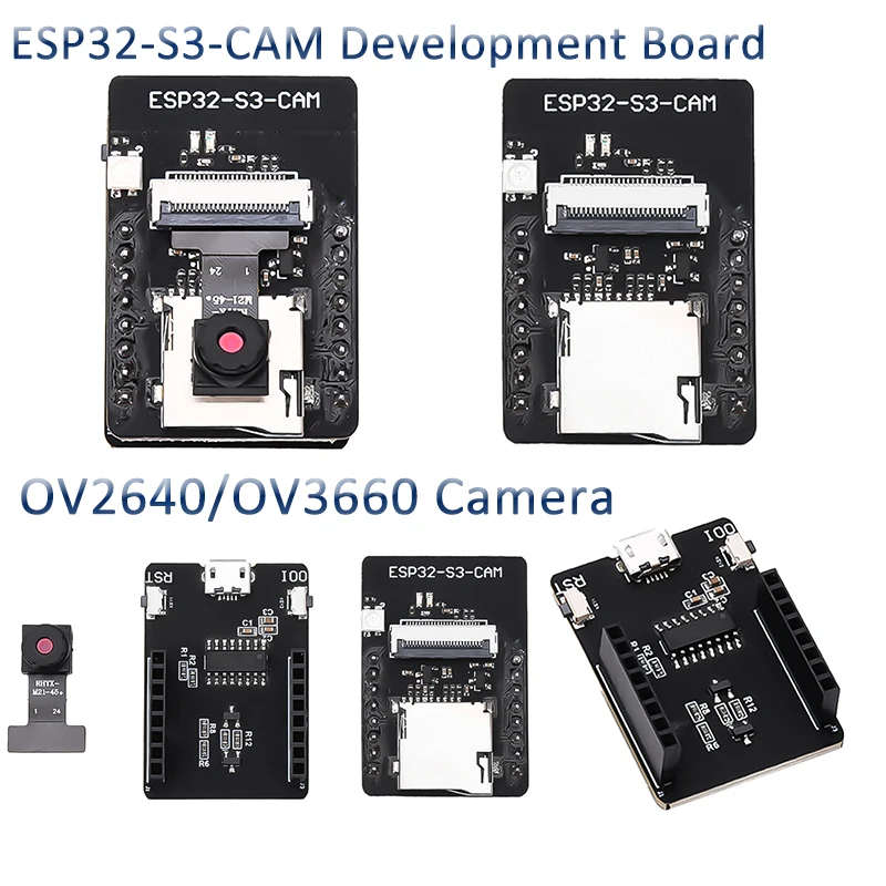 Плата разработки ESP32-S3-CAM плата модуля Wi-Fi Bluetooth ESP32-S3-WROOM-1 модуль N16R8 с камерой