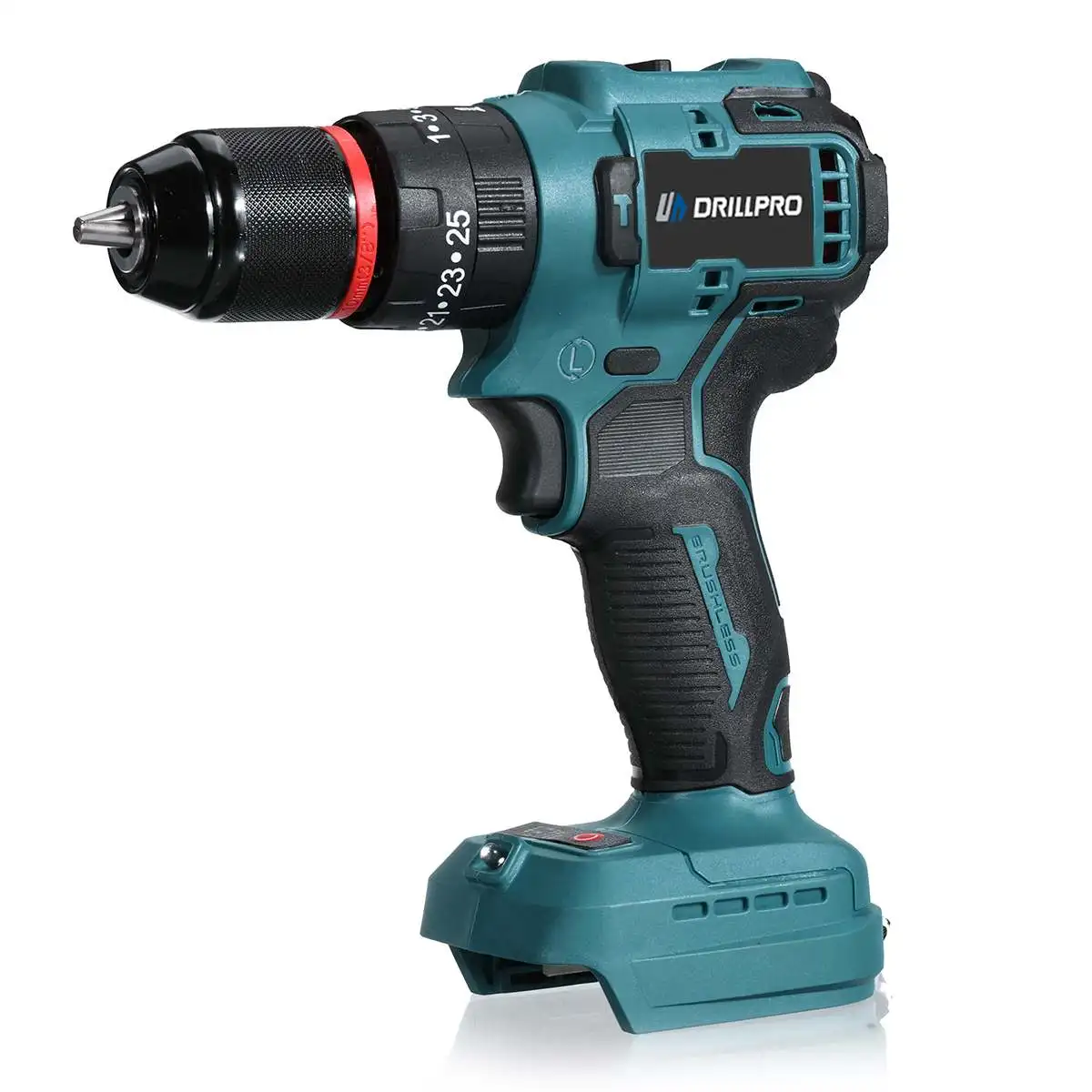Drillpro бесщеточная электрическая дрель беспроводной ударный шуруповерт с 2
