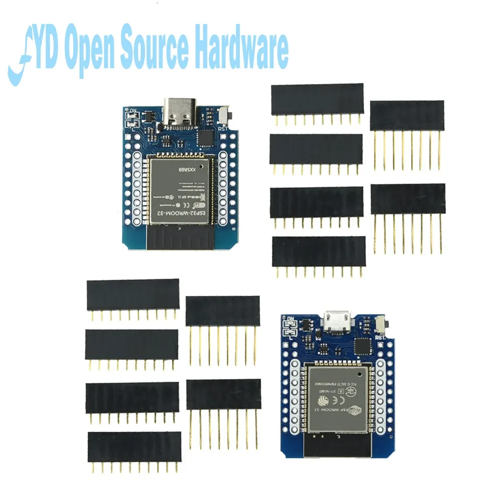 D1 MINI ESP8266 ESP32 ESP-32S WIFI Bluetooth-совместимый модуль макетной платы CP2104 CH9102 для Arduino с