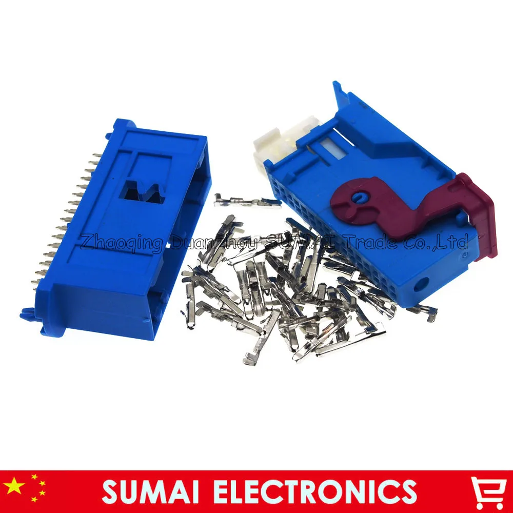 Синий 32-контактный разъем папа и мама B5 модифицированный для компьютера с