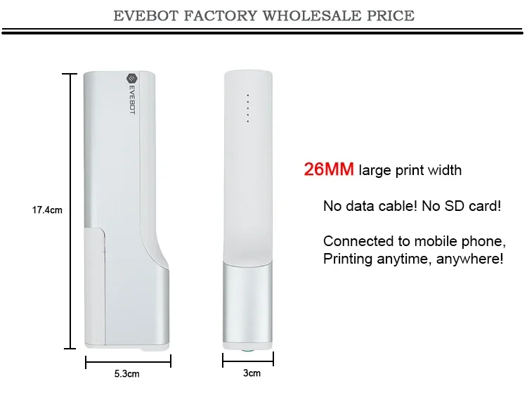 DIY Food Logo Струйный принтер PrintPen Цифровой ручной Портативная печатная машина для