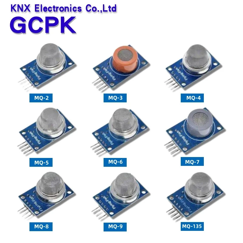 1 шт. датчики серии MQ MQ-2 MQ-3 MQ-4 MQ-5 MQ-6 MQ-7 MQ-8 MQ-9 датчик дыма газа MQ-135 с головкой зонда