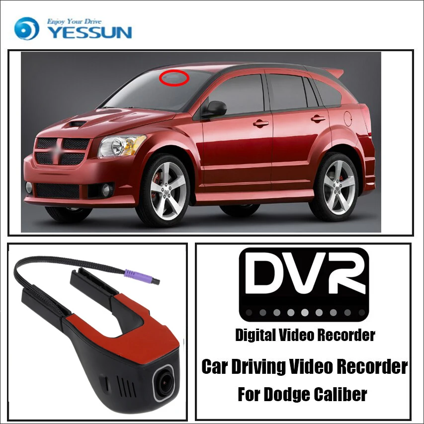 YESSUN для автомобиля Dodge Caliber Wifi DVR мини камера вождения видео регистратор Novatek 96658
