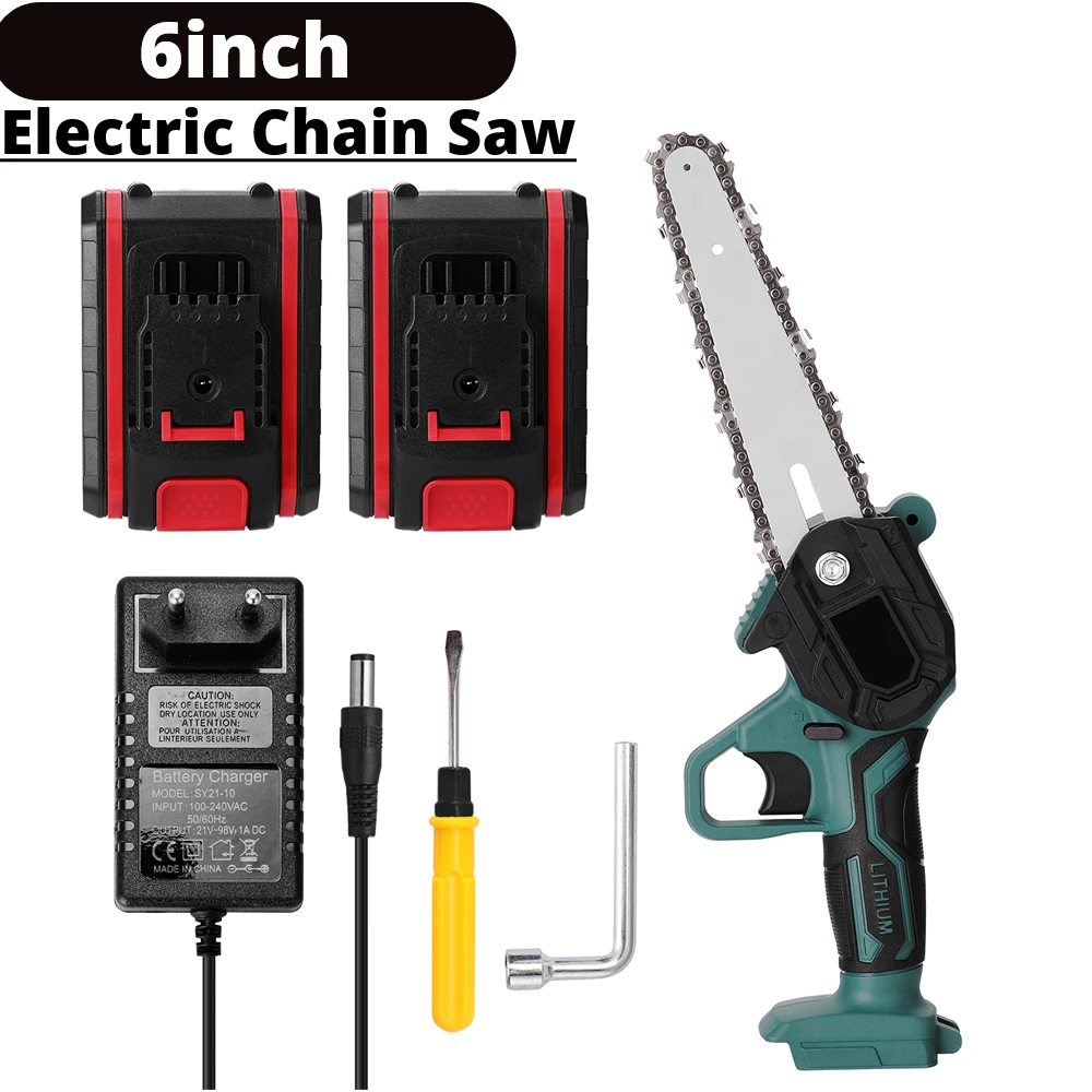 Портативная электрическая мини-пила для обрезки дерева 21 в |