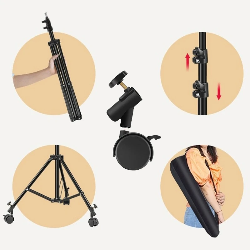 3 шт./компл. подставка на колесиках для фотографов видеооператоров крепление 16 мм