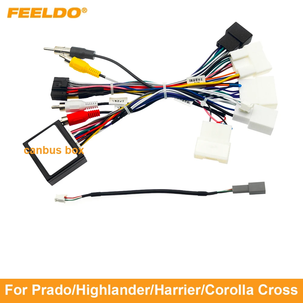 FEELDO автомобильный 16-контактный кабель электропроводки адаптер для