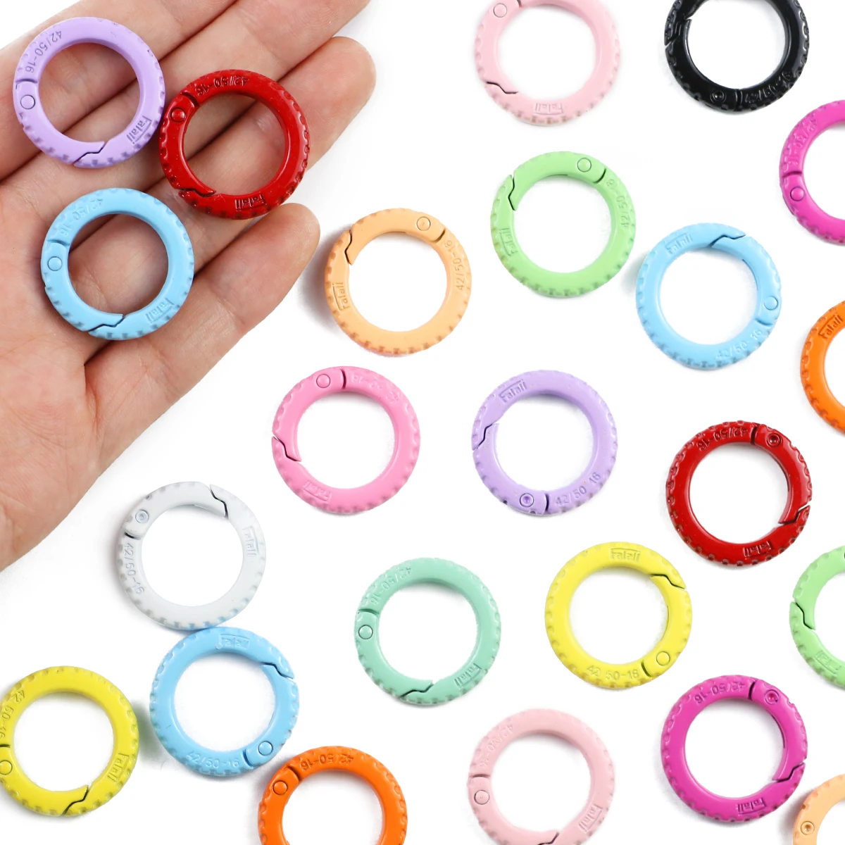 Застежки-карабины для ювелирных изделий Круглые 2-10 шт.