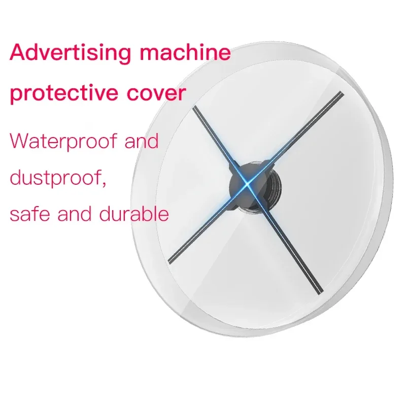 3D вращающаяся проекция голографическая рекламная машина типа вентилятора