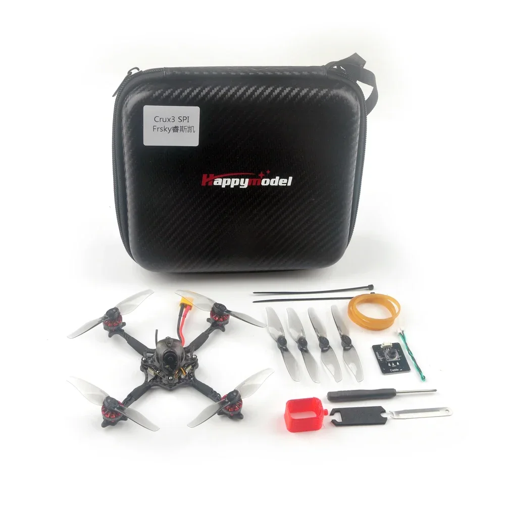 HappyModel Crux3 1-2S 3-дюймовая зубочистка Quad CrazybeeX 4in1 AIO 5A 200mW Caddx Ant 1200TVL EX1202.5 KV6400