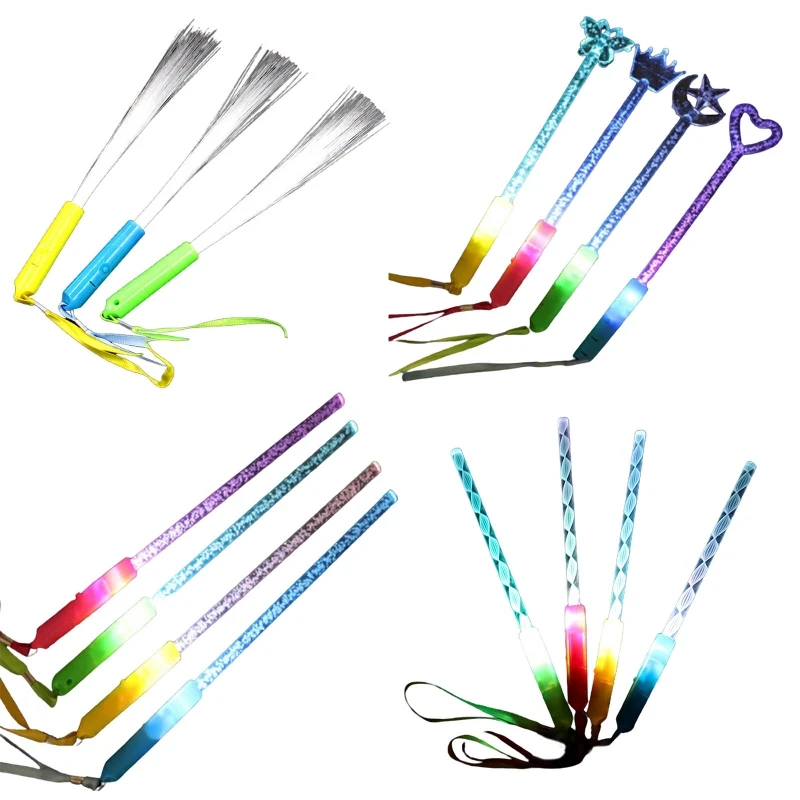 Светящийся волшебный меч принцесса светодиодная палочка для маленьких девочек
