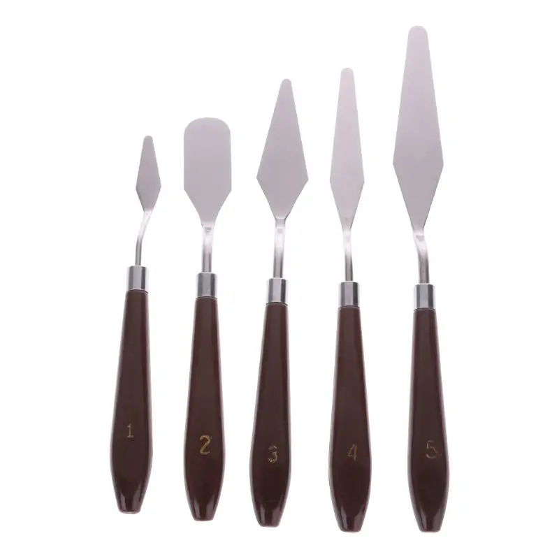 Набор для рисования палитра нож лопатка 5 шт./компл.