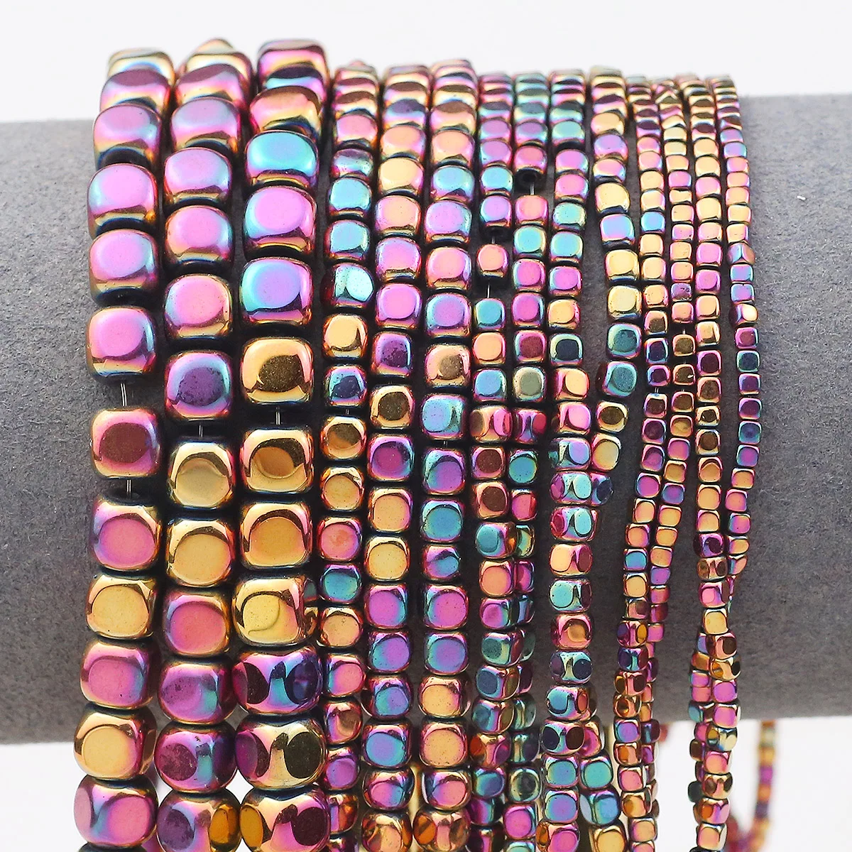 Бусина из Натурального Гематита 15 дюймов 2/3/4/6 мм