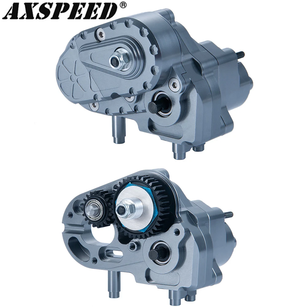 AXSPEED металлический полный корпус коробки передач для 1/10 осевого Capra SCX10 AXI03004 RC