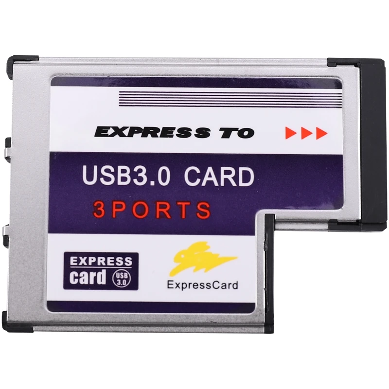 3-портовый внутренний адаптер USB 3.0 к Express Card 54 мм набор микросхем FL1100