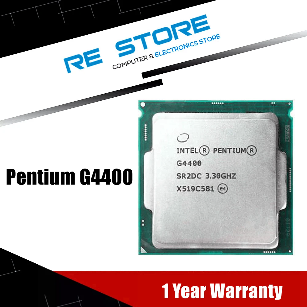 Б/у процессор Intel Pentium G4400 3 ГГц двухъядерный двухпоточный 2 Мб 54 Вт LGA 1151 - купить по