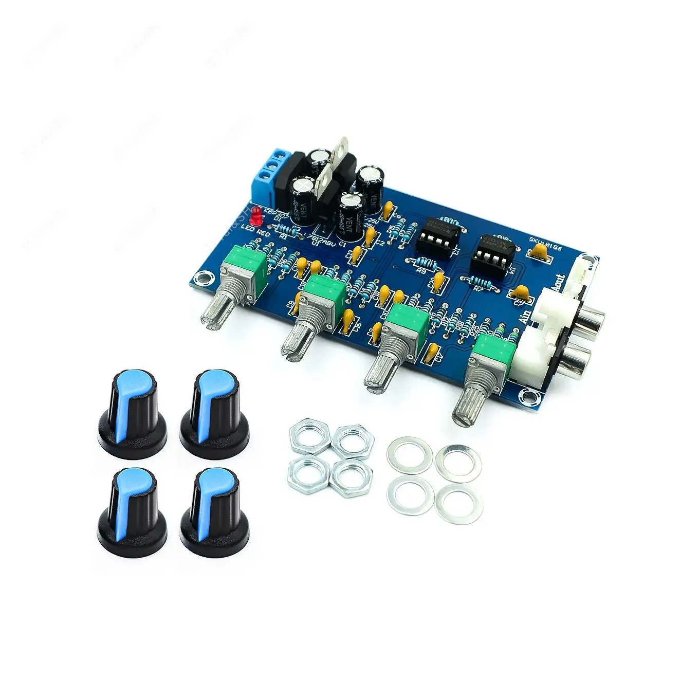 XH-M164 NE5532 Stereo Pre-усилитель предусилитель Tone Board Audio 4 усилитель каналов Module 4CH Control
