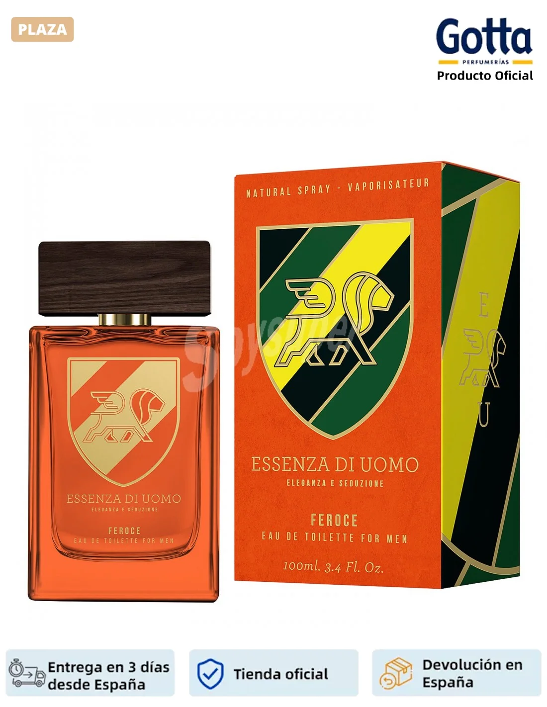 ESSENZA DI UOMO - Feroce 100 ML - парфюмерия и дезодоранты Колонь-воды.