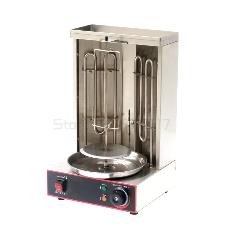 Вертикальный вращающийся газовый гриль для шашлыка кебаба мяса СУГ шаурма из