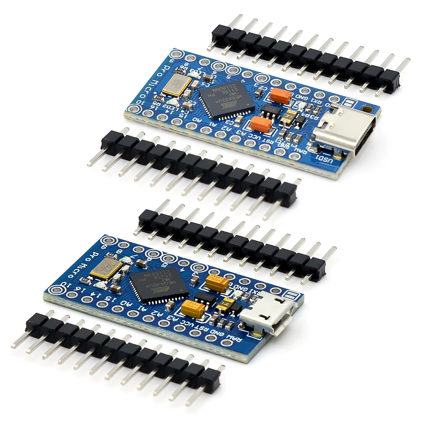 Новый модуль Pro Micro для arduino ATmega32U4 5 В/16 МГц с 2-рядным штырьковым разъемом Leonardo в