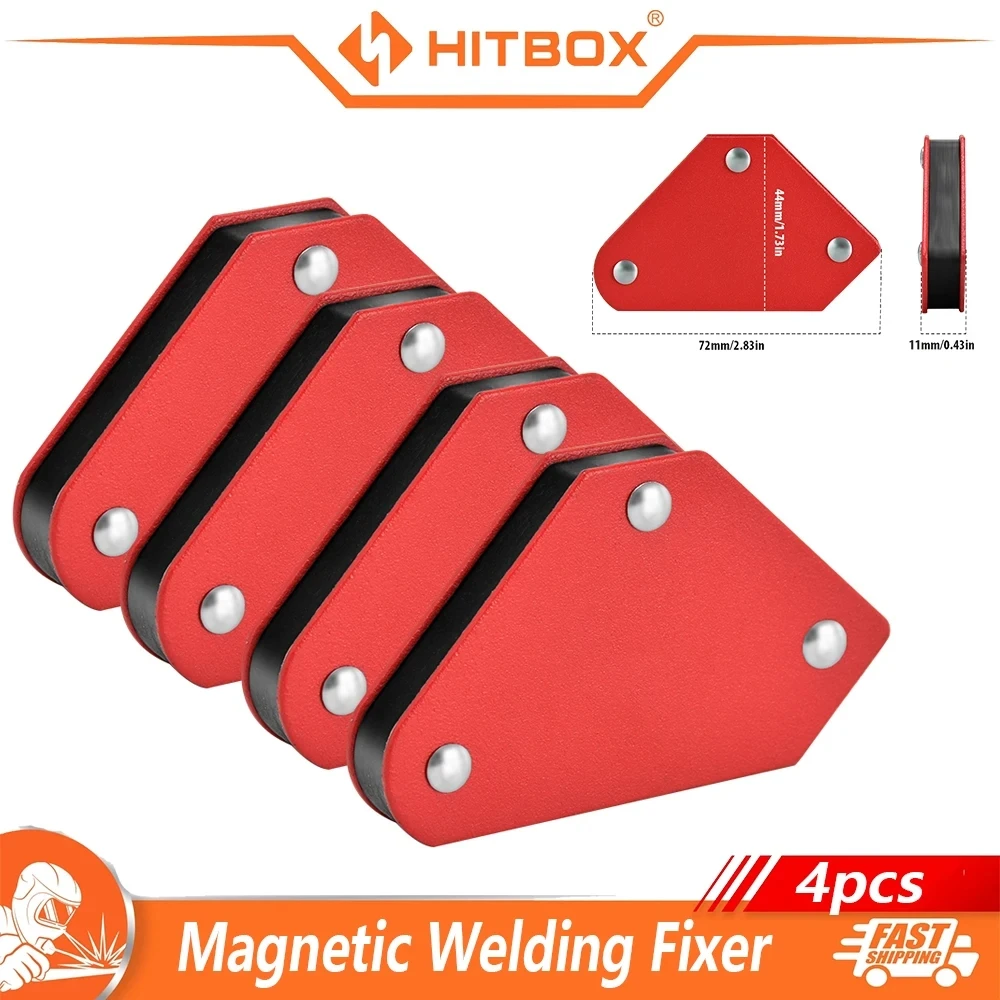 4 шт. магнитный сварочный фиксатор 45 ° 90 135 Многоугольный позиционер ферритовый