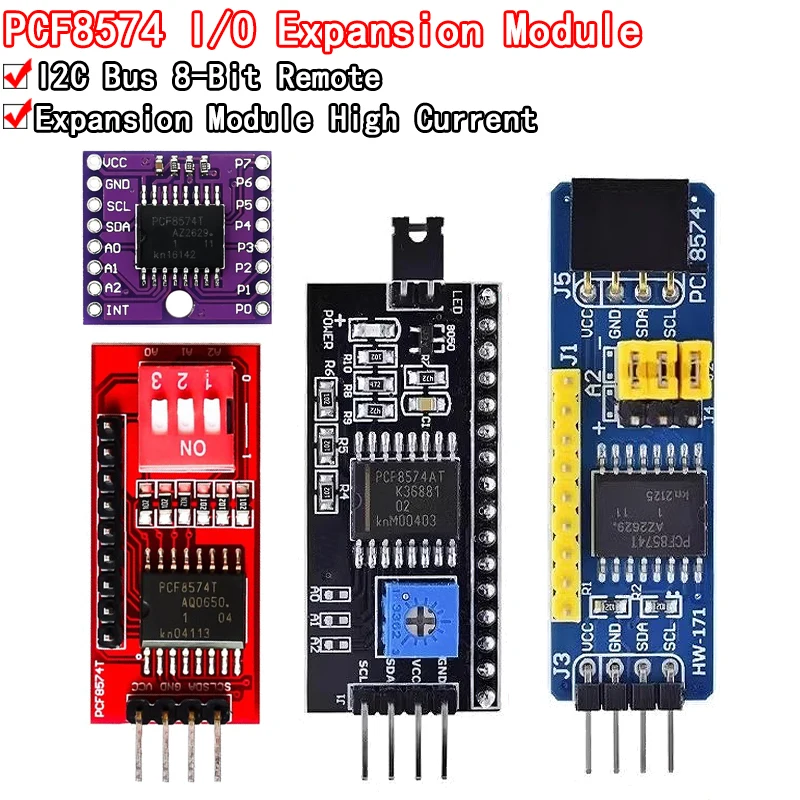PCF8574 PCF8574T ввода/вывода для IIC I2C TWI SPI порт платы последовательного интерфейса LCD1602
