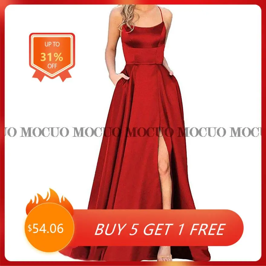 2022 черно-синие длинные платья для выпускного вечера простые трапециевидные