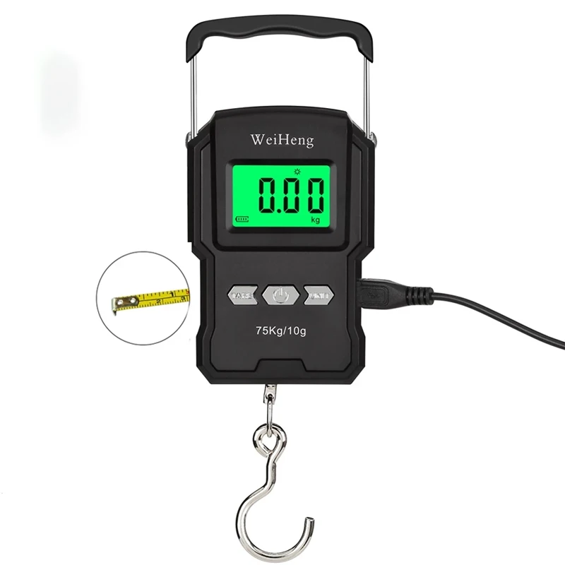 Весы электронные портативные для багажа мини-весы с крючком подвески
