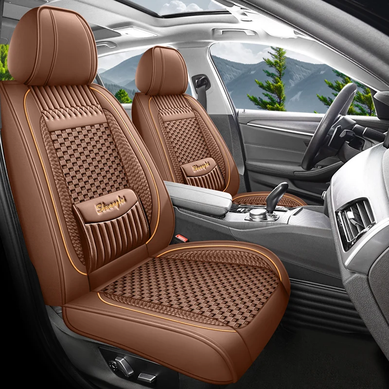 Автомобильные чехлы на сиденья для Nissan Juke X-Trail Leaf Qashqai J10 J11 Tiida T32 Navara D22 Np300 Versa Dualis