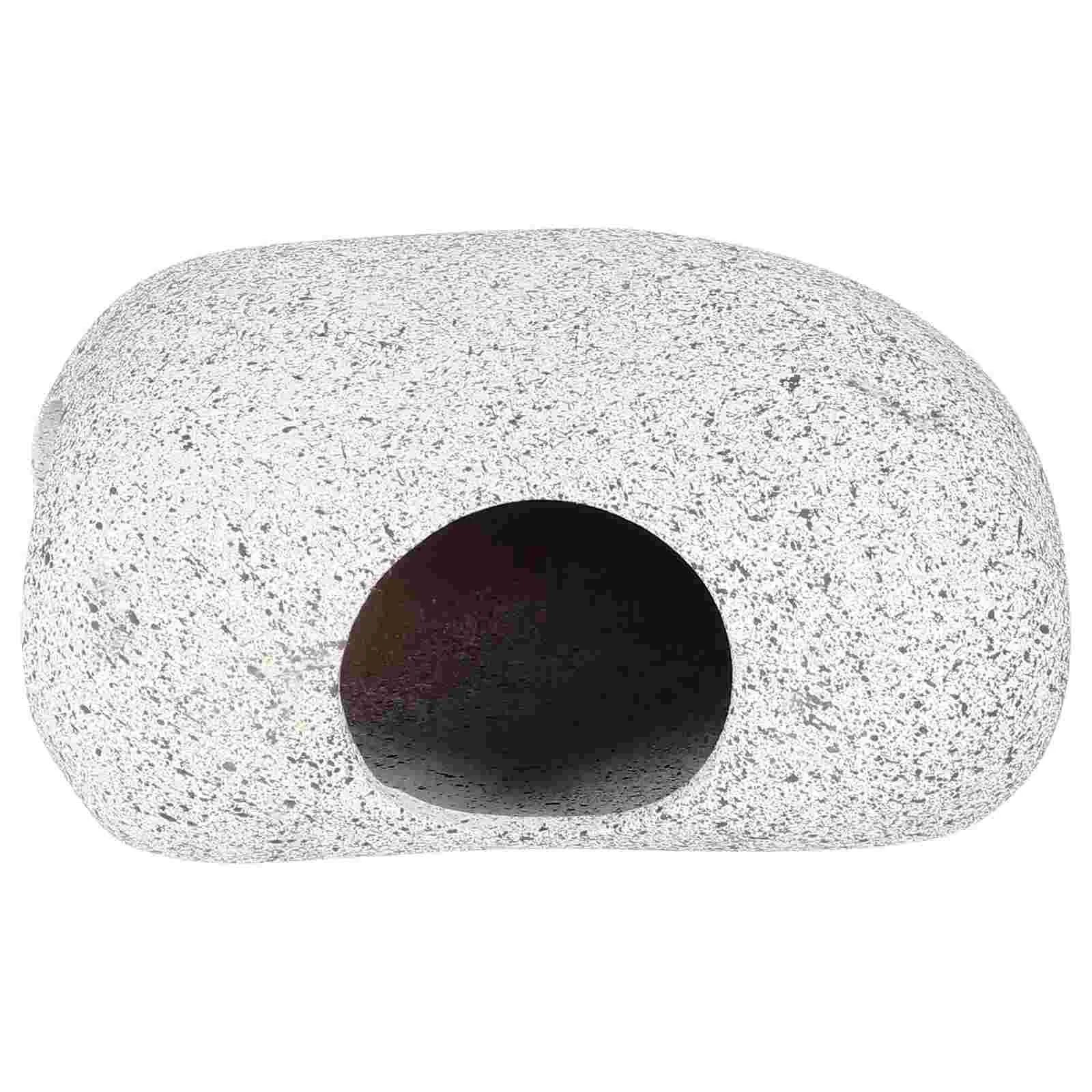 Aqua Hideout Fish Tank Hiding Cave Ornament Декор для креветок Аквариум Eluding Пейзажные миски