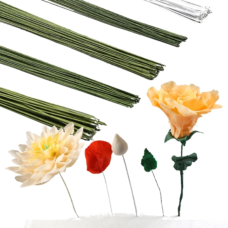 40 шт. сахарный торт сахарные цветы моделирующая проволока глиняная кукла