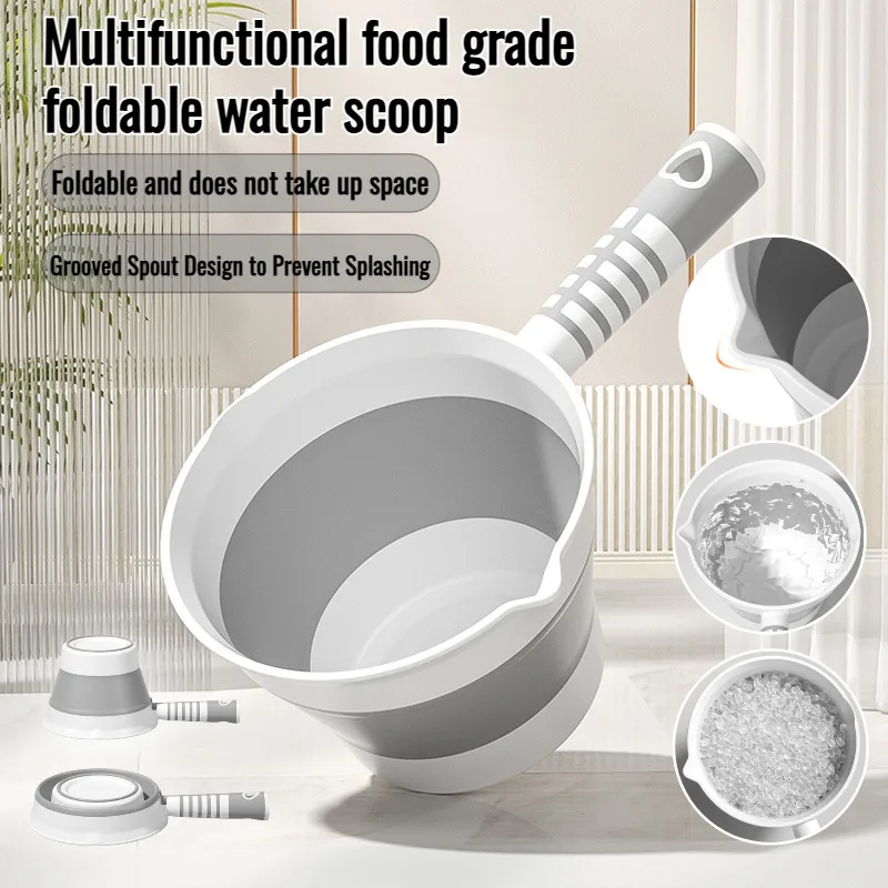 Прочная раковина складная ложка для воды портативная встраиваемая