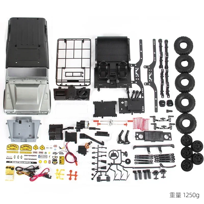 RBR/C MN99SK Four-Wheel Drive 4WD Off-Road Climbing Car Upgrade KIT Version Turn Signal Remote Control RC Toys Model