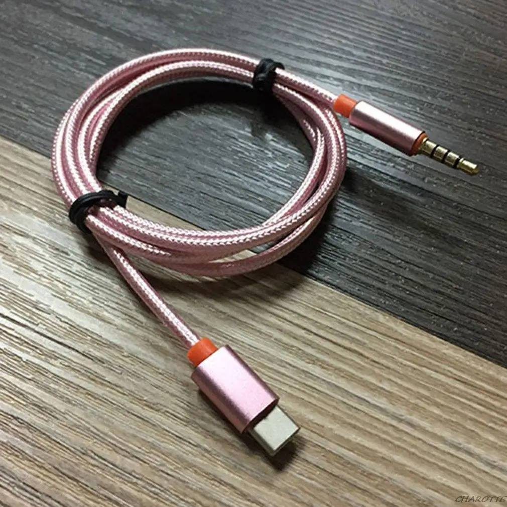 Кабель с разъемом USB Type-C на 3 5 мм аудиокабель DAC типа C для автомобильного динамика