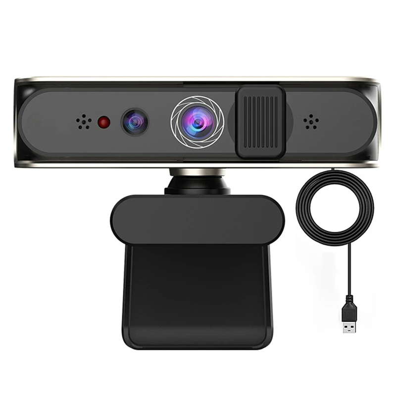 Настольный вход с распознаванием лица встроенный микрофон камера для Windows Hello