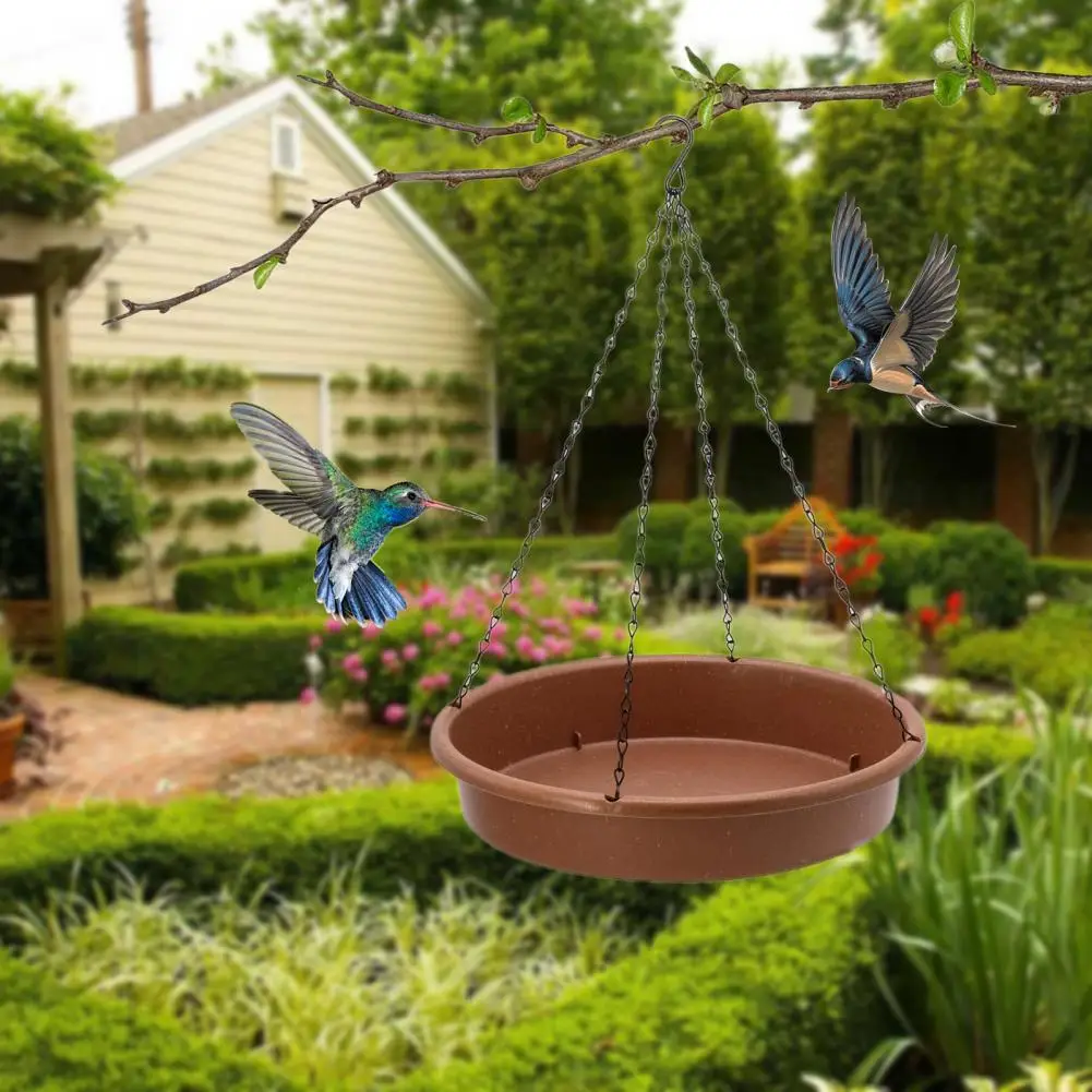 Экономия пространства подвесной дизайн экологически чистая ванна для птиц