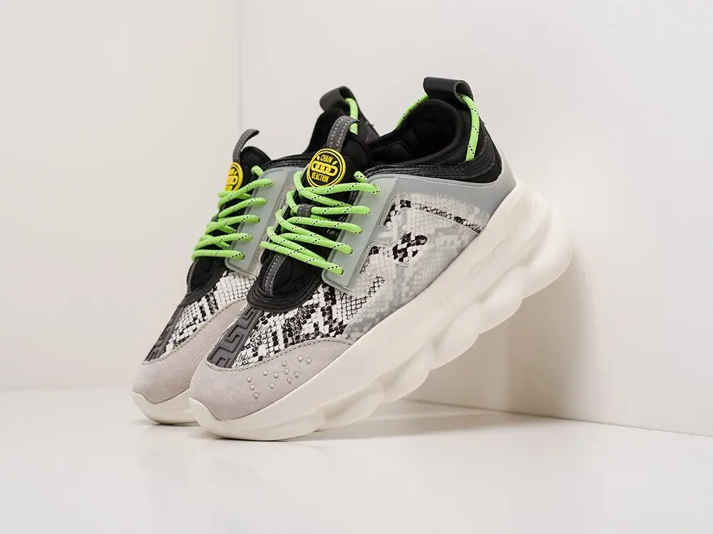 Кроссовки Versace Chain Reaction Серый Лето Женский | Обувь