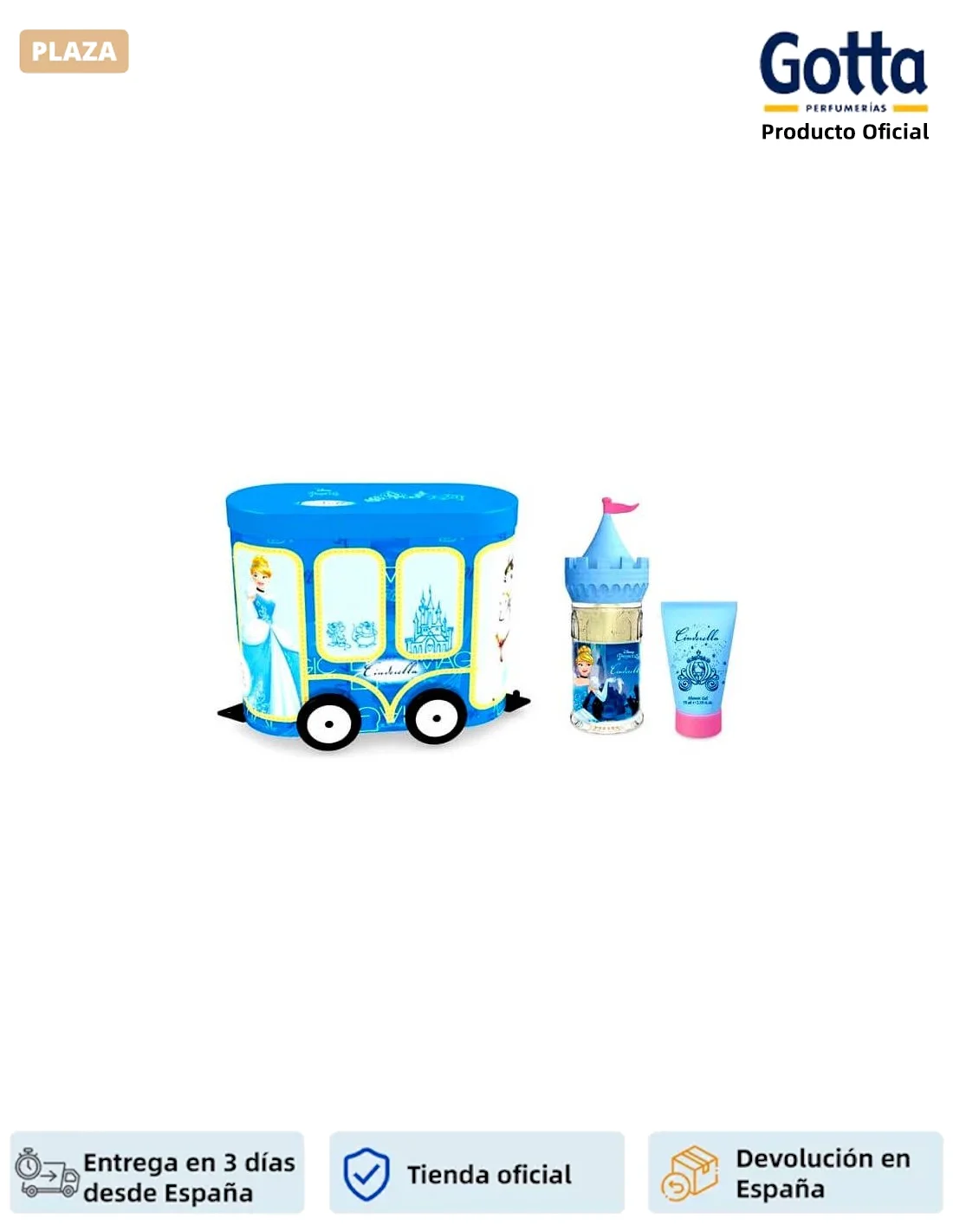 Чехол EDT от DISNEY-Золушка-50 мл-косметика и здоровье духи дезодоранты