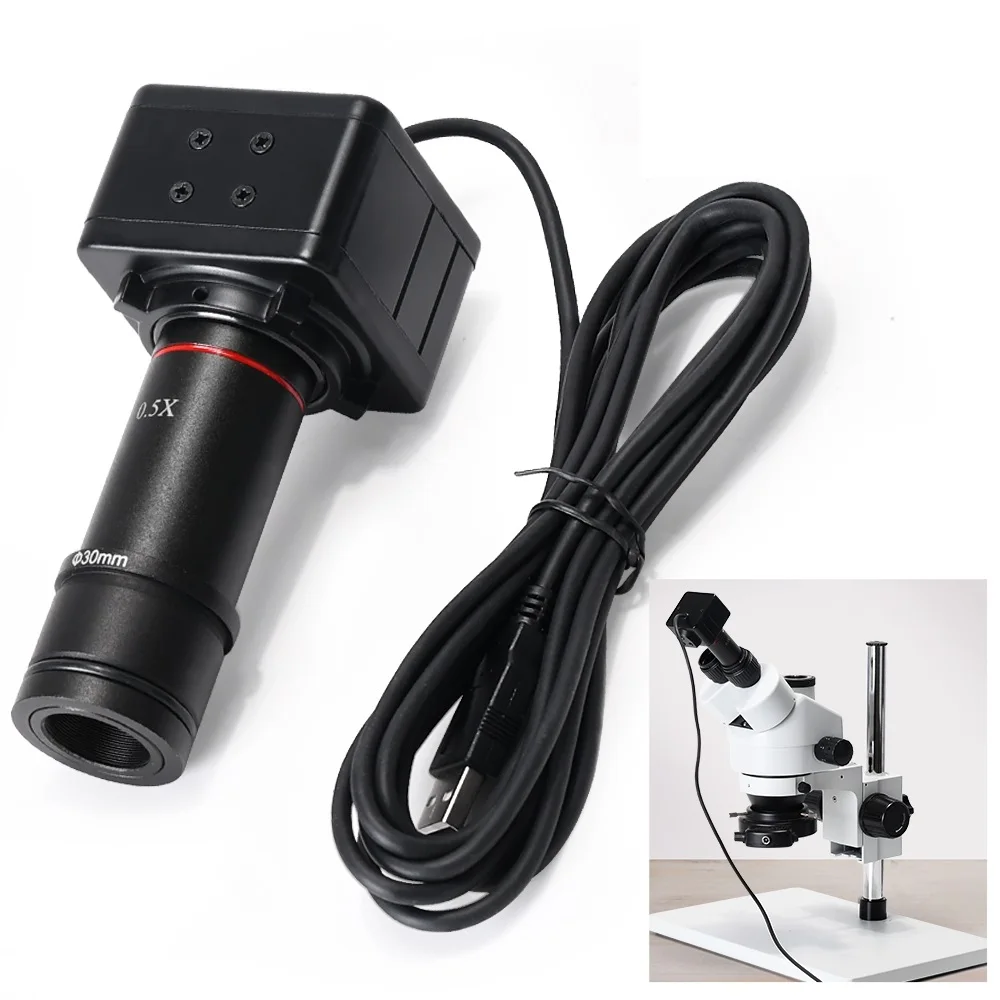 5 МП USB Cmos камера электронный Vdieo цифровой окуляр промышленный микроскоп 23 2 мм