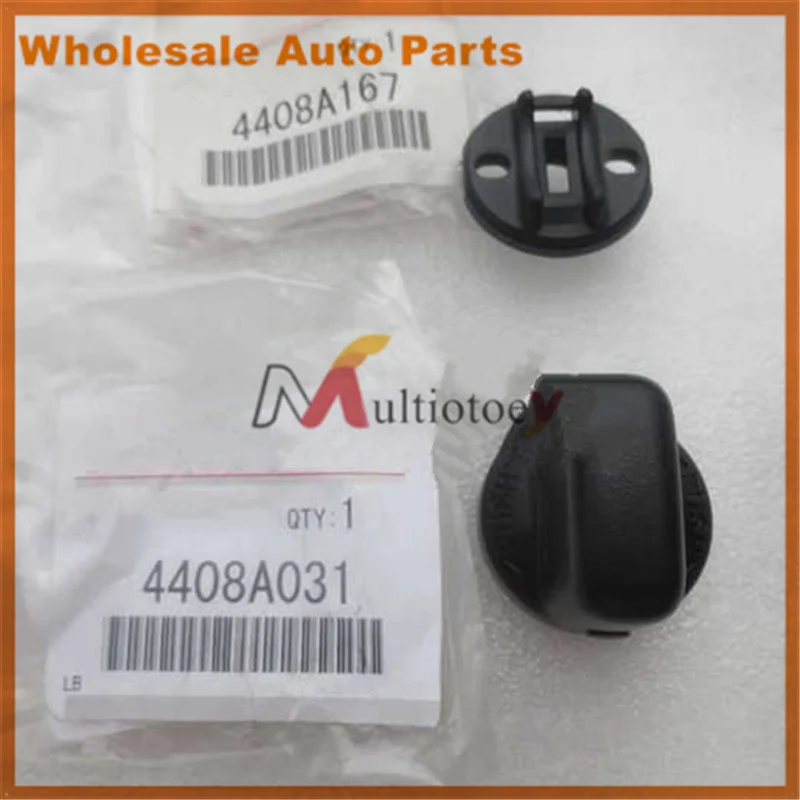 Колпачок и вставка для кнопки запуска зажигания 2P Mitsubishi Keyless Lancer Outlander 4408A167 4408A031 -