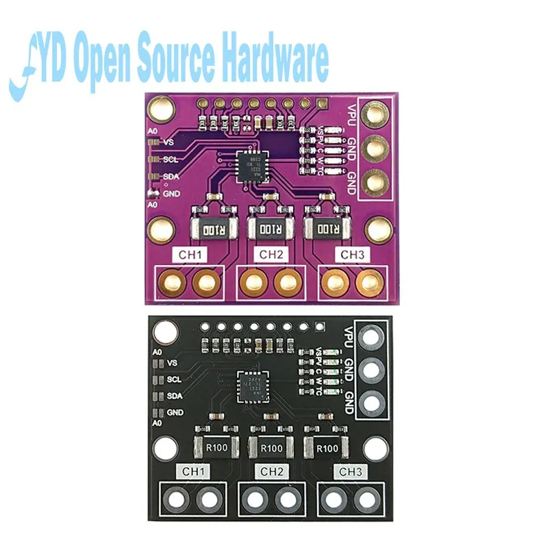 I2C SMBUS INA3221 трехканальный шунт тока питания монитор напряжения сенсорного модуля