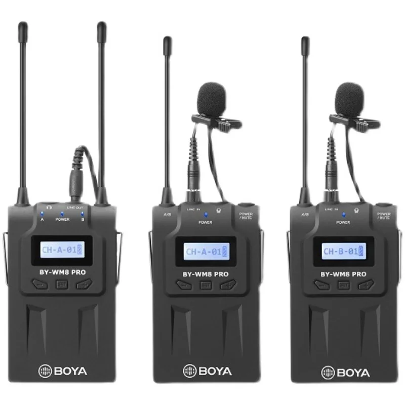 Беспроводной петличный микрофон BOYA BY-WM5 портативный передатчик для цифровой