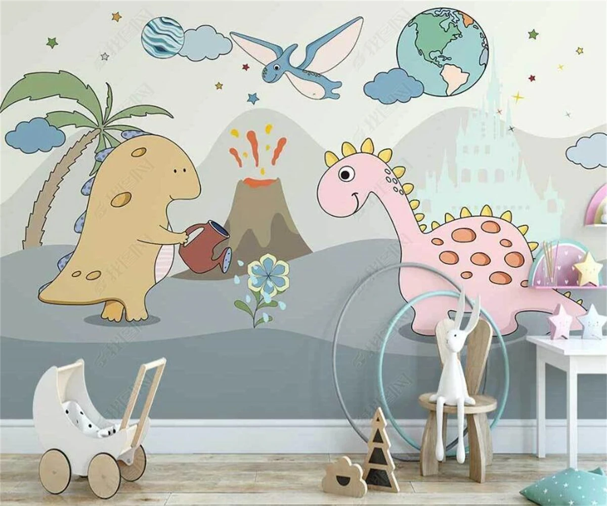 Beibehang индивидуальный экологичный скандинавский фон для детской комнаты с ручной