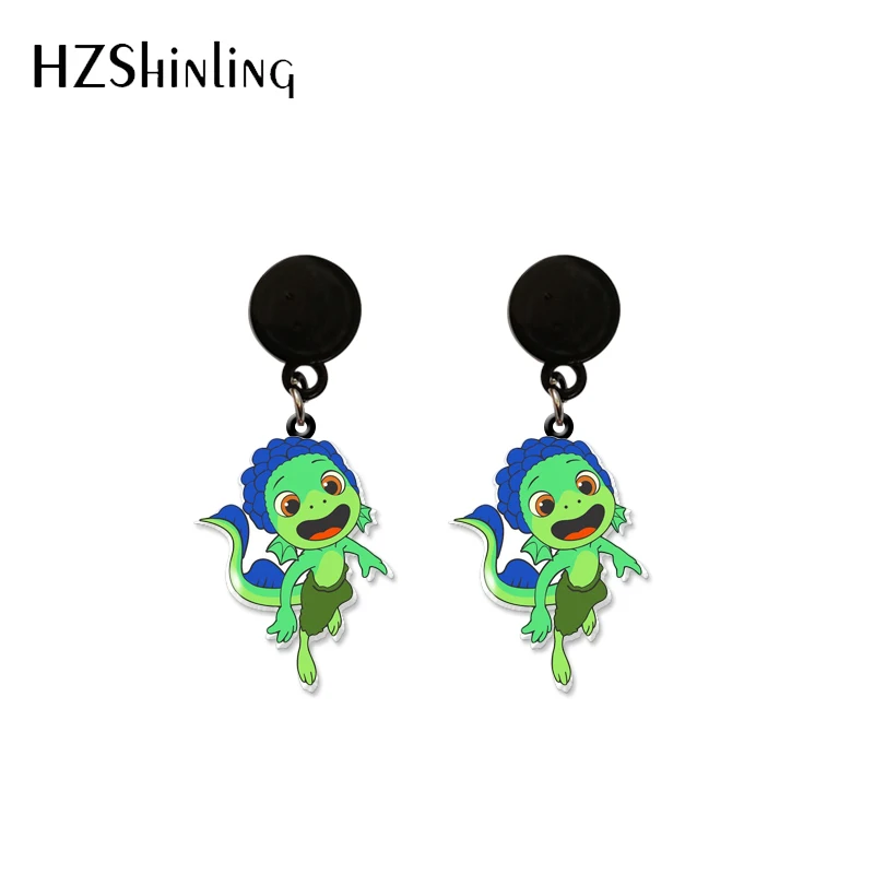 Новое поступление 2021 акриловые висячие серьги из мультфильма Диснея лука и абето