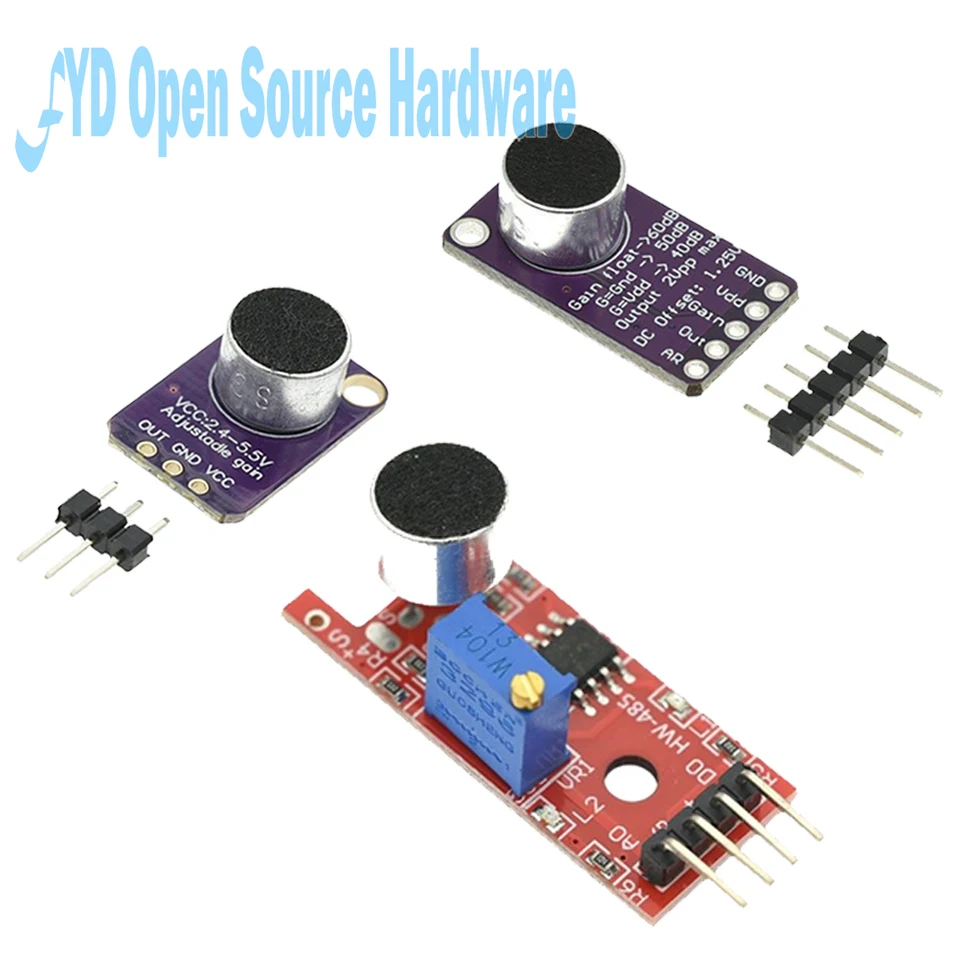 Микрофонный усилитель Electret стабильный модуль MAX9814 автоматическое управление