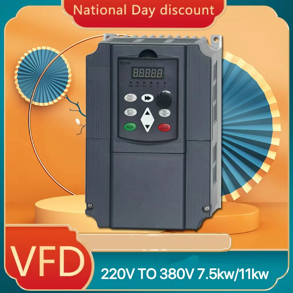 Однофазный вход 11 кВт/220 кВт 380 В 3-фазный выход преобразователь частоты