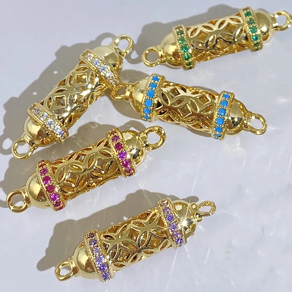 Богемный узор Клетка Обереги для создания ювелирных изделий Покрытие золотом Подвеска с подвеской Diy браслет Ожерелье.