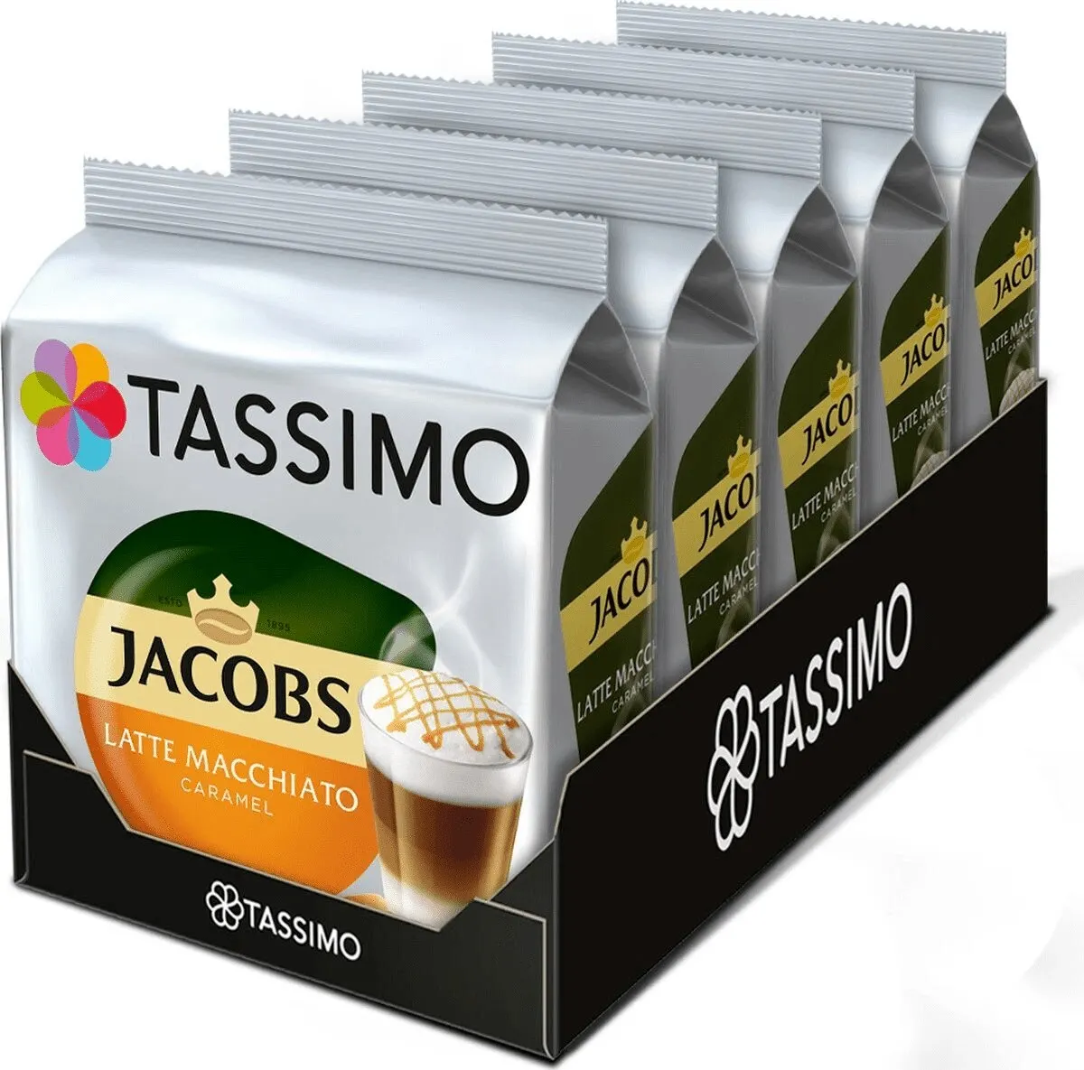 Кофе в капсулах Tassimo Jacobs Latte Macchiato Caramel 40 порций |