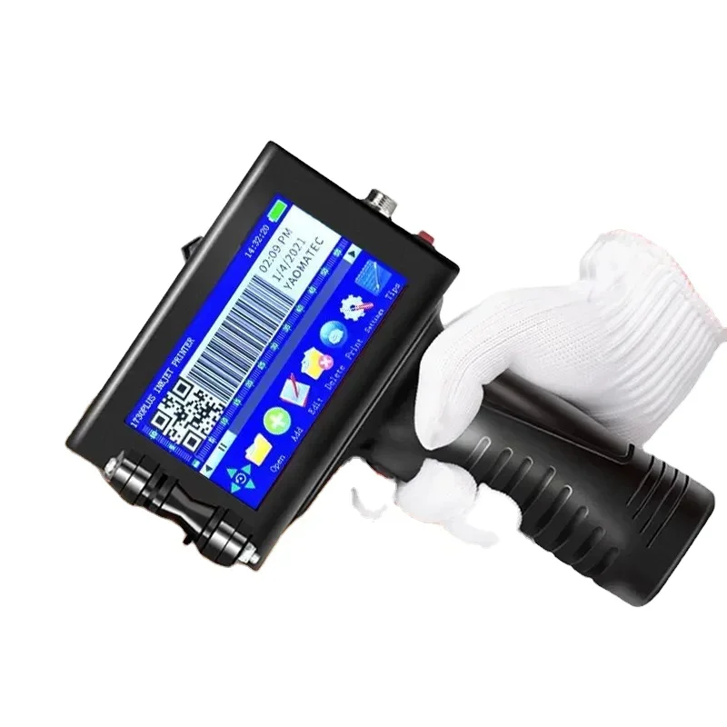YAOMATEC 12 7 мм 28 Lanugages ручной струйный принтер штрих-код Высококачественная машина